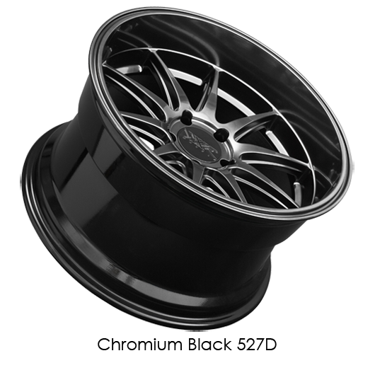 XXR 527D 18x9 5x100 35 Chromium Black Wheel Rim 673389116794 EBay